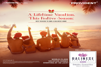Best reason to own a home at Balinese Residences in Goa